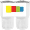 20 oz. Tall Stainless Steel Vacuum Insulated Tumbler White Thumbnail