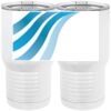 20 oz. Tall Stainless Steel Vacuum Insulated Tumbler White Thumbnail