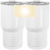 20 oz. Tall Stainless Steel Vacuum Insulated Tumbler White Thumbnail