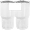 20 oz. Tall Stainless Steel Vacuum Insulated Tumbler White Thumbnail