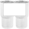 20 oz. Tall Stainless Steel Vacuum Insulated Tumbler White Thumbnail