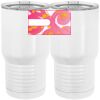 20 oz. Tall Stainless Steel Vacuum Insulated Tumbler White Thumbnail