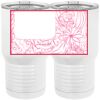 20 oz. Tall Stainless Steel Vacuum Insulated Tumbler White Thumbnail