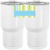 20 oz. Tall Stainless Steel Vacuum Insulated Tumbler White Thumbnail