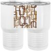 20 oz. Tall Stainless Steel Vacuum Insulated Tumbler White Thumbnail