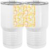 20 oz. Tall Stainless Steel Vacuum Insulated Tumbler White Thumbnail