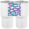 20 oz. Tall Stainless Steel Vacuum Insulated Tumbler White Thumbnail