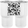 20 oz. Tall Stainless Steel Vacuum Insulated Tumbler White Thumbnail