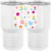 20 oz. Tall Stainless Steel Vacuum Insulated Tumbler White Thumbnail