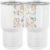 20 oz. Tall Stainless Steel Vacuum Insulated Tumbler White Thumbnail