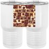 20 oz. Tall Stainless Steel Vacuum Insulated Tumbler White Thumbnail