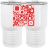 20 oz. Tall Stainless Steel Vacuum Insulated Tumbler White Thumbnail