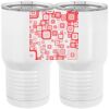 20 oz. Tall Stainless Steel Vacuum Insulated Tumbler White Thumbnail