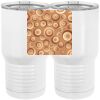 20 oz. Tall Stainless Steel Vacuum Insulated Tumbler White Thumbnail