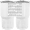 20 oz. Tall Stainless Steel Vacuum Insulated Tumbler White Thumbnail