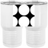 20 oz. Tall Stainless Steel Vacuum Insulated Tumbler White Thumbnail