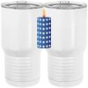 20 oz. Tall Stainless Steel Vacuum Insulated Tumbler White Thumbnail