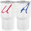 20 oz. Tall Stainless Steel Vacuum Insulated Tumbler White Thumbnail