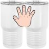 20 oz. Tall Stainless Steel Vacuum Insulated Tumbler White Thumbnail