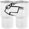 20 oz. Tall Stainless Steel Vacuum Insulated Tumbler White Thumbnail