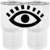 20 oz. Tall Stainless Steel Vacuum Insulated Tumbler White Thumbnail