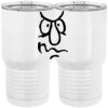 20 oz. Tall Stainless Steel Vacuum Insulated Tumbler White Thumbnail