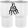 20 oz. Tall Stainless Steel Vacuum Insulated Tumbler White Thumbnail