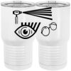 20 oz. Tall Stainless Steel Vacuum Insulated Tumbler White Thumbnail