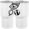 20 oz. Tall Stainless Steel Vacuum Insulated Tumbler White Thumbnail
