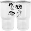 20 oz. Tall Stainless Steel Vacuum Insulated Tumbler White Thumbnail