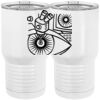 20 oz. Tall Stainless Steel Vacuum Insulated Tumbler White Thumbnail