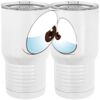 20 oz. Tall Stainless Steel Vacuum Insulated Tumbler White Thumbnail