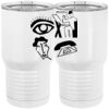 20 oz. Tall Stainless Steel Vacuum Insulated Tumbler White Thumbnail