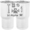 20 oz. Tall Stainless Steel Vacuum Insulated Tumbler White Thumbnail
