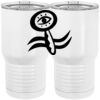20 oz. Tall Stainless Steel Vacuum Insulated Tumbler White Thumbnail