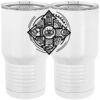 20 oz. Tall Stainless Steel Vacuum Insulated Tumbler White Thumbnail