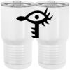 20 oz. Tall Stainless Steel Vacuum Insulated Tumbler White Thumbnail