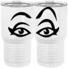 20 oz. Tall Stainless Steel Vacuum Insulated Tumbler White Thumbnail