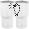 20 oz. Tall Stainless Steel Vacuum Insulated Tumbler White Thumbnail