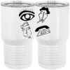 20 oz. Tall Stainless Steel Vacuum Insulated Tumbler White Thumbnail