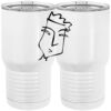 20 oz. Tall Stainless Steel Vacuum Insulated Tumbler White Thumbnail