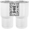 20 oz. Tall Stainless Steel Vacuum Insulated Tumbler White Thumbnail