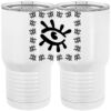 20 oz. Tall Stainless Steel Vacuum Insulated Tumbler White Thumbnail