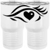 20 oz. Tall Stainless Steel Vacuum Insulated Tumbler White Thumbnail