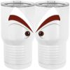 20 oz. Tall Stainless Steel Vacuum Insulated Tumbler White Thumbnail