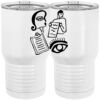 20 oz. Tall Stainless Steel Vacuum Insulated Tumbler White Thumbnail