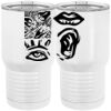 20 oz. Tall Stainless Steel Vacuum Insulated Tumbler White Thumbnail