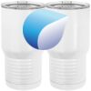 20 oz. Tall Stainless Steel Vacuum Insulated Tumbler White Thumbnail