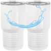 20 oz. Tall Stainless Steel Vacuum Insulated Tumbler White Thumbnail