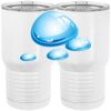 20 oz. Tall Stainless Steel Vacuum Insulated Tumbler White Thumbnail